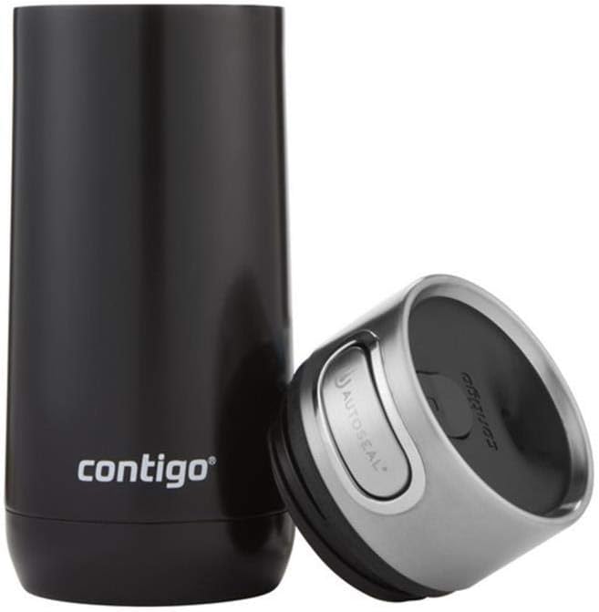 Contigo Luxe Autoseal Thermobecher, Edelstahl-Reisebecher, Isolierflasche, auslaufsicher, Kaffebeche