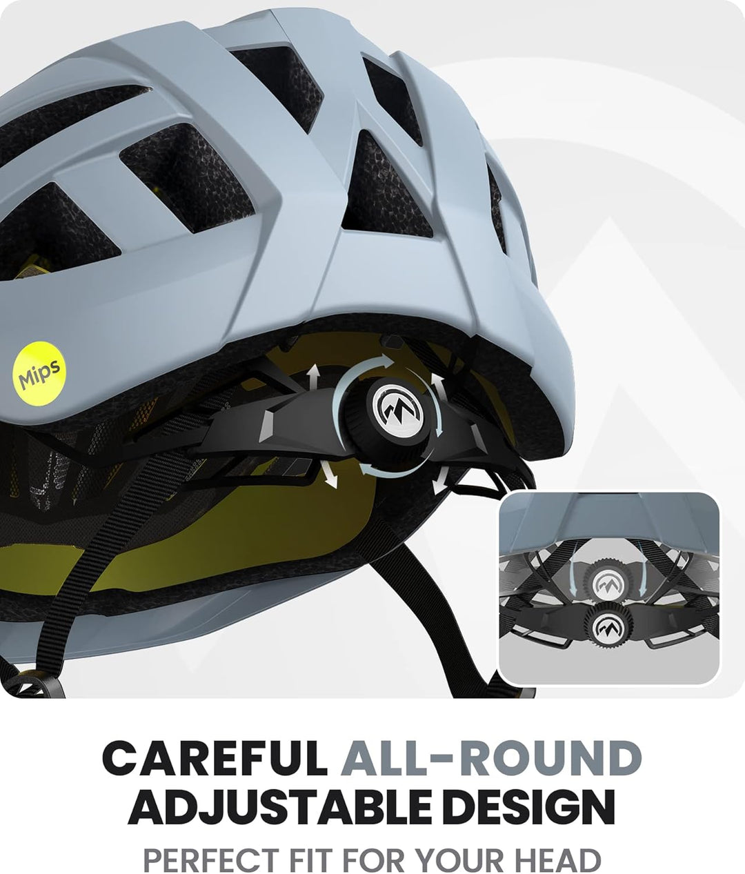 OutdoorMaster MIPS Fahrradhelm - Zwei herausnehmbare Innenfutter & Belüftung in Multi-Environment -