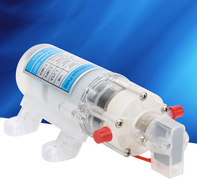 Membranpumpe, 12 V 15 W, leise Wasserpumpe für Lebensmittel, Mikromembranpumpe DC selbstansaugend 0,