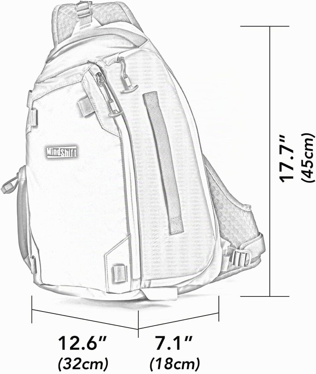 MindShift 510422 Photo Cross 13, Carbon Grau 1.1 litros Carbon Grey, 1.1 litros Carbon Grey