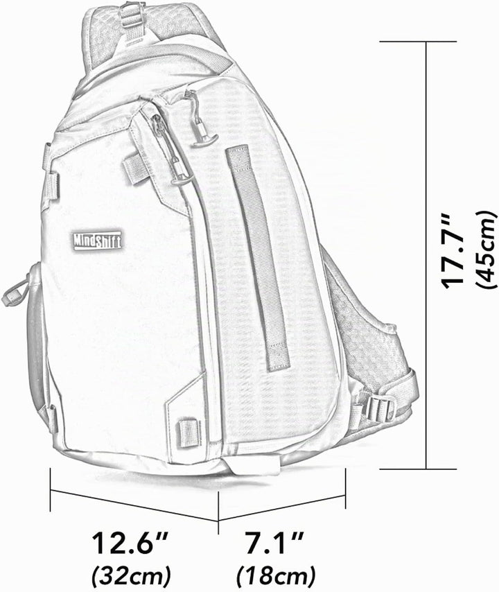 MindShift 510422 Photo Cross 13, Carbon Grau 1.1 litros Carbon Grey, 1.1 litros Carbon Grey