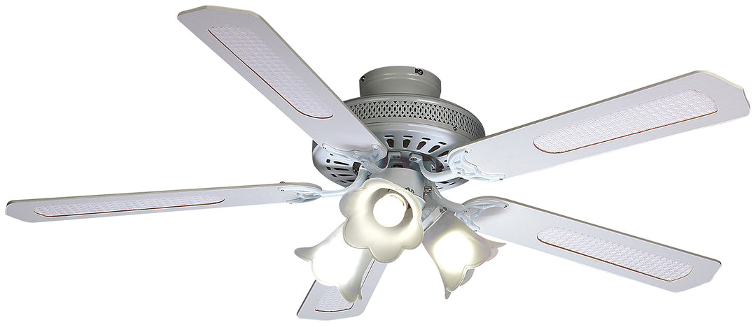 Farelek Baleares Deckenventilator, 132 cm, Weiss