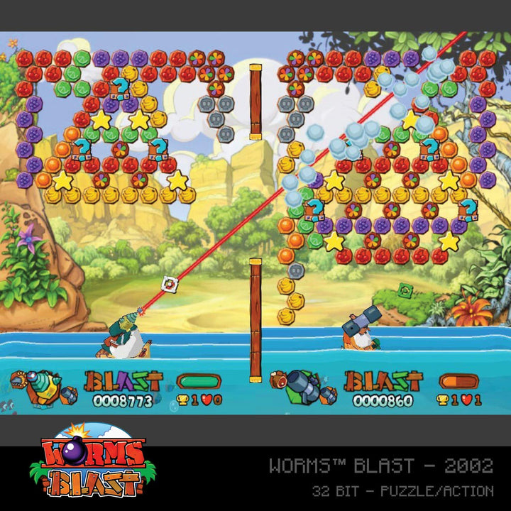 Blaze Evercade Worms Cartridge [