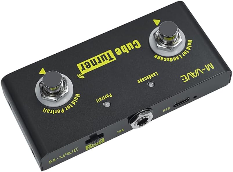 M-Vave Cube Turner - Kabelloses Pedal zum Umblättern von Seiten, kompatibel mit