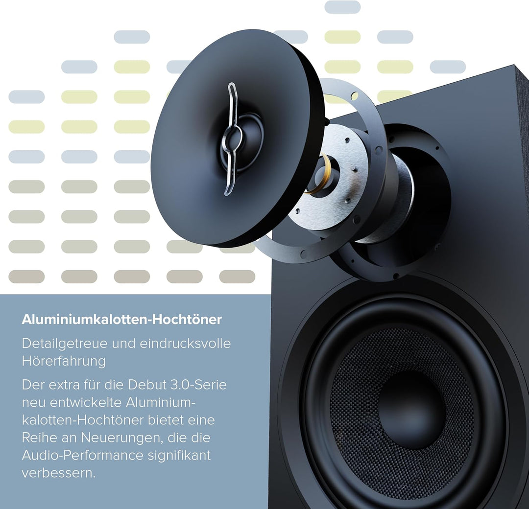 ELAC Debut B5.3 Regal-Lautsprecher – Ideal für die Musikwiedergabe über Ihre Stereoanlage auch als T