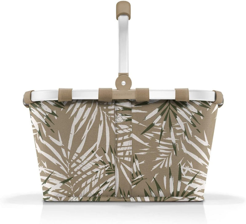 reisenthel carrybag jungle sand – Stabiler Einkaufskorb mit viel Stauraum und praktischer Innentasch