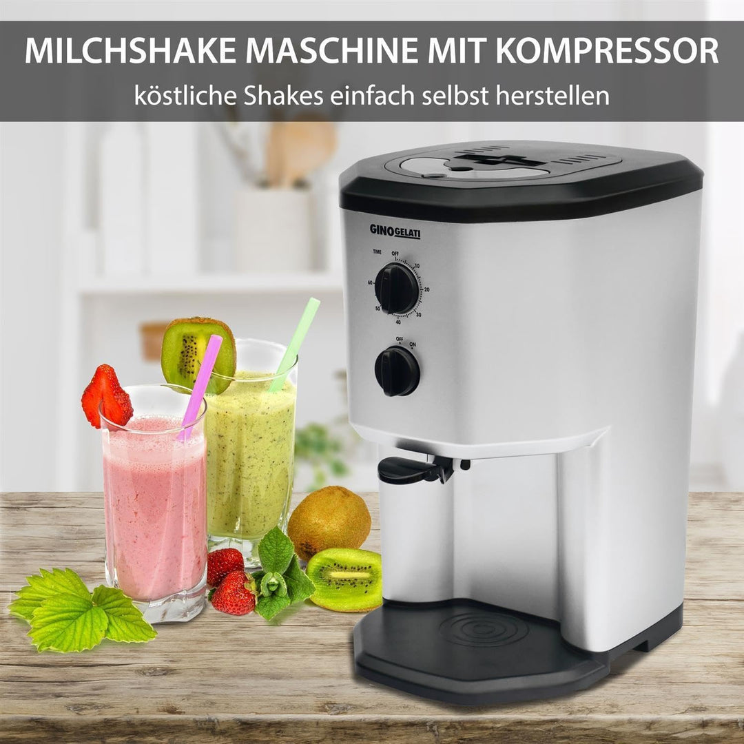 Syntrox Germany Quilons Milchshake- & Frozen-Joghurt-Maschine, 95 W, mit Zapfhahn, Dessertmaschine f