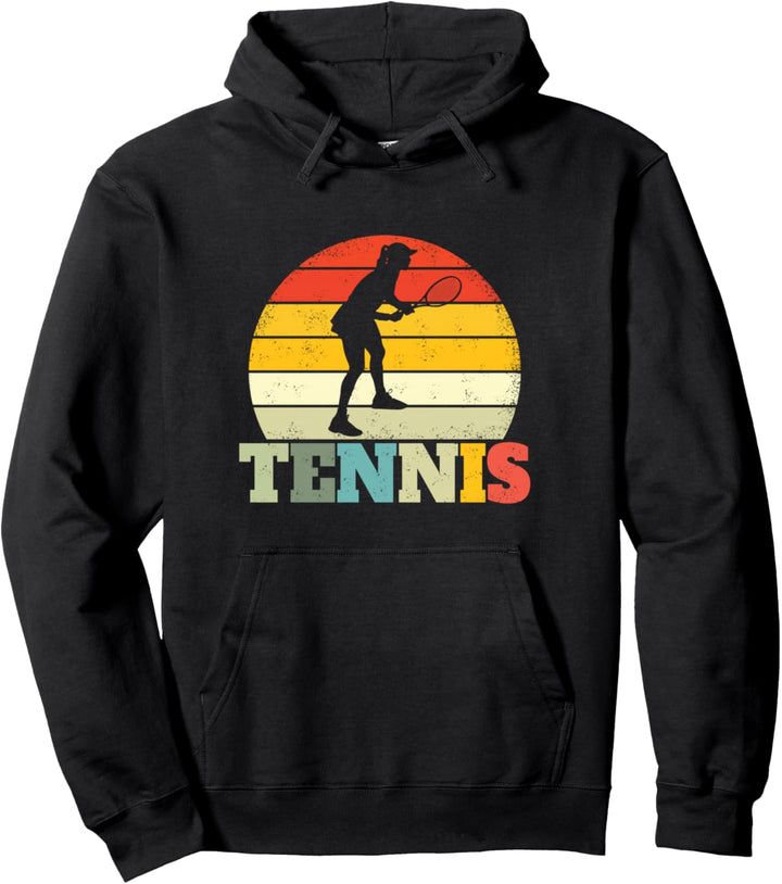 Spruch Tennis Jungen, Mädchen und Herren, Damen Tennis Pullover Hoodie