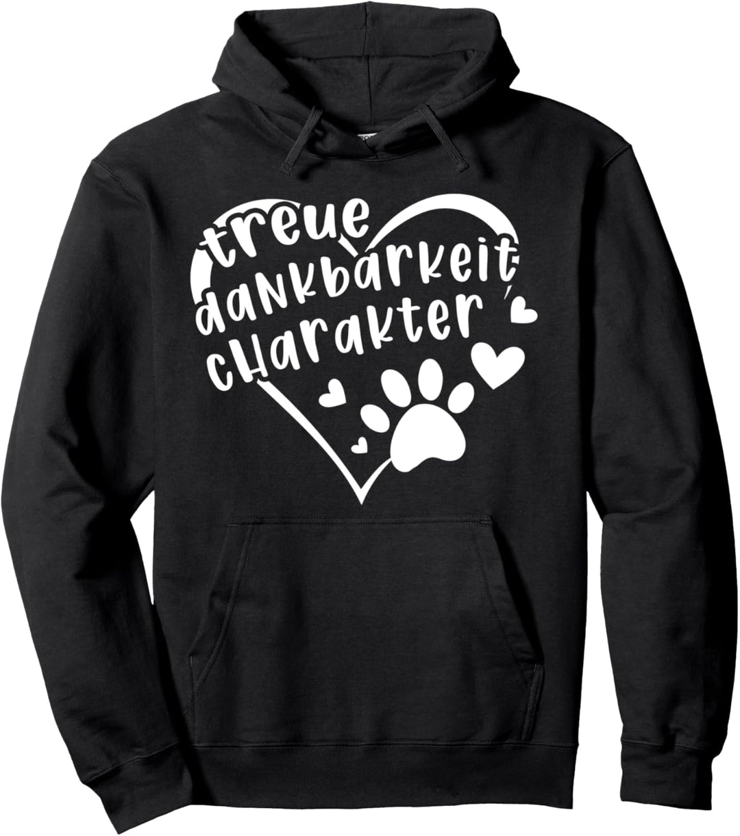 Hund Spruch mit Hundemotiv Hundepfoten Hundebesitzer Damen Pullover Hoodie