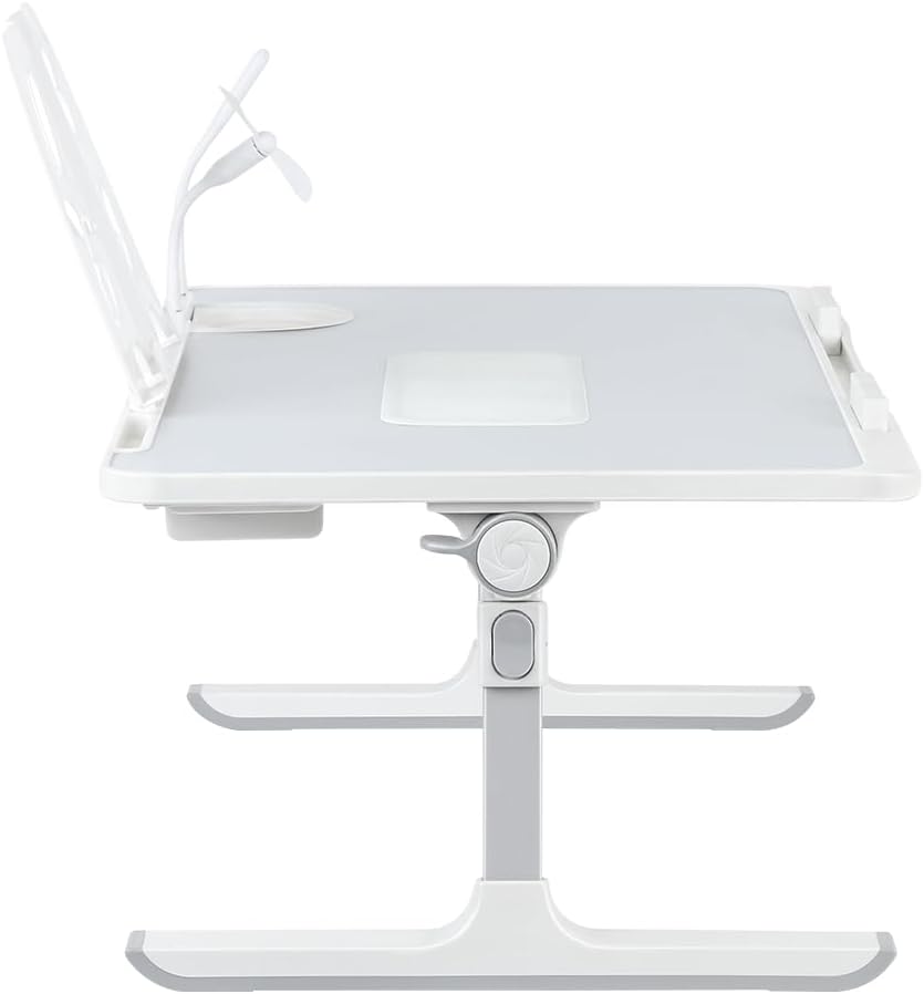 Klappbarer Laptop-Tisch, höhenverstellbar, 5 Positionen, für Sofa, Boden, Arbeit, Studium, Lesen, Es