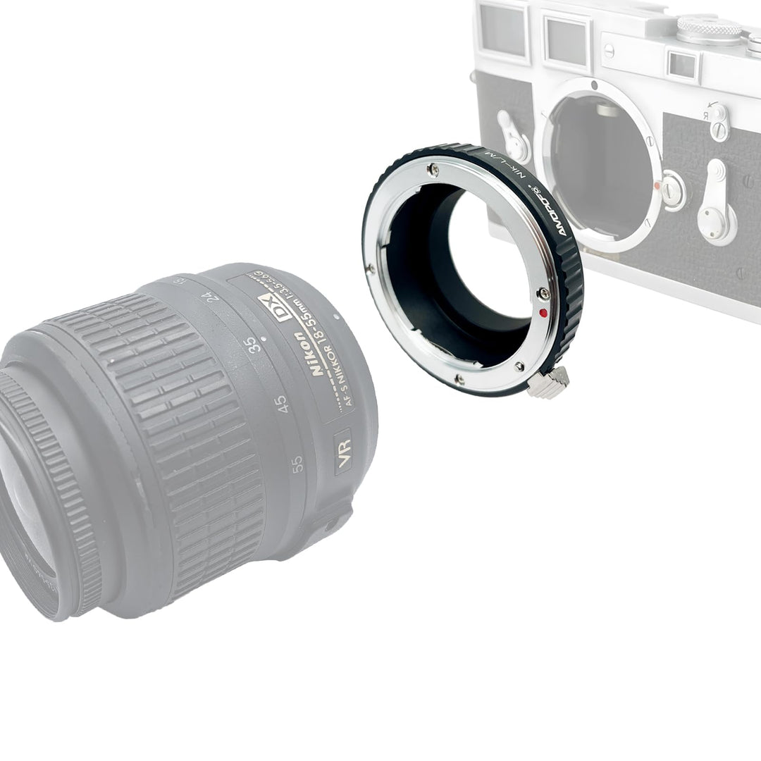 AI-LM Objektivadapter Adapterring,für Nikon AI F MountObjektiv Kompatibel auf für Leica M1,M2,M3,M4,