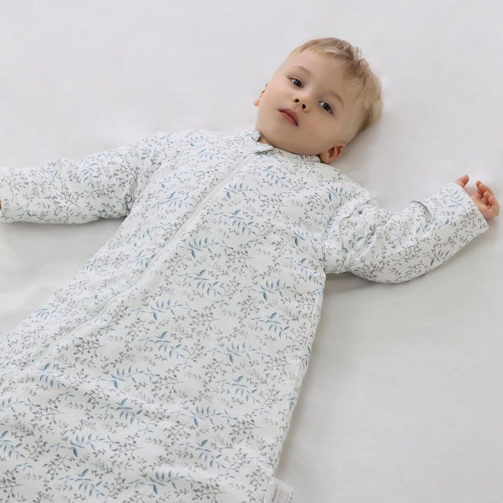 MIKAFEN Schlafsack baby 3.5 Tog Baby Winter Schlafsack Kinder Schlafsaecke aus Bio Baumwolle Verschi