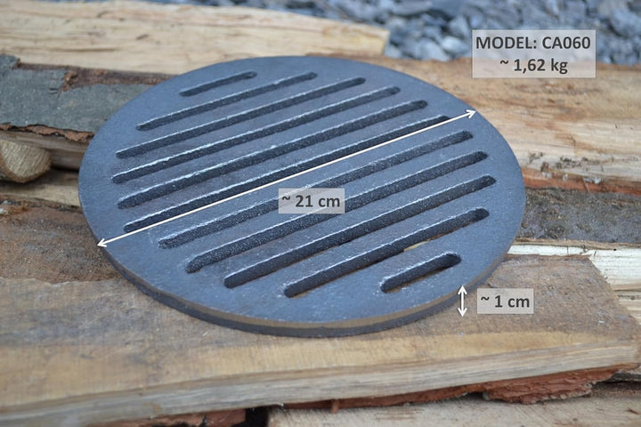 SEZAM Durchmesser Ø21 cm Gussrost Ofenrost Rundrost Ascherost Gussrost verschiedene Durchmesser, Kam