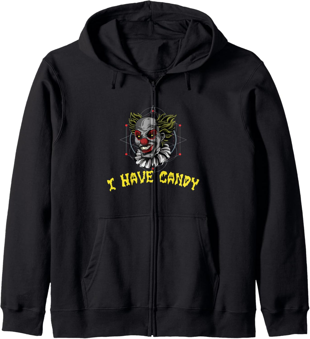 I Have Candy Vintage Retro Scary Clown Halloween Costume Kapuzenjacke