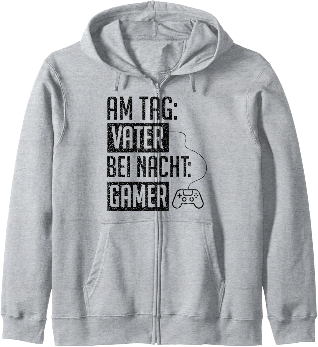 Am Tag Vater Bei Nacht Gamer Geschenk Papa Zocken Gaming Kapuzenjacke