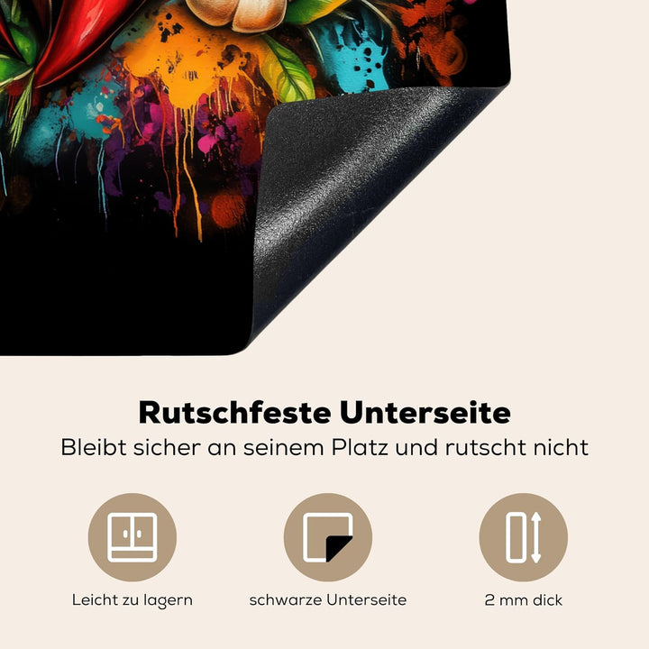 KitchenYeah© Herdabdeckplatte 59x51 cm Einteilig Abdeckplatten Cerankochfeld Abdeckung Ceranfeld Her