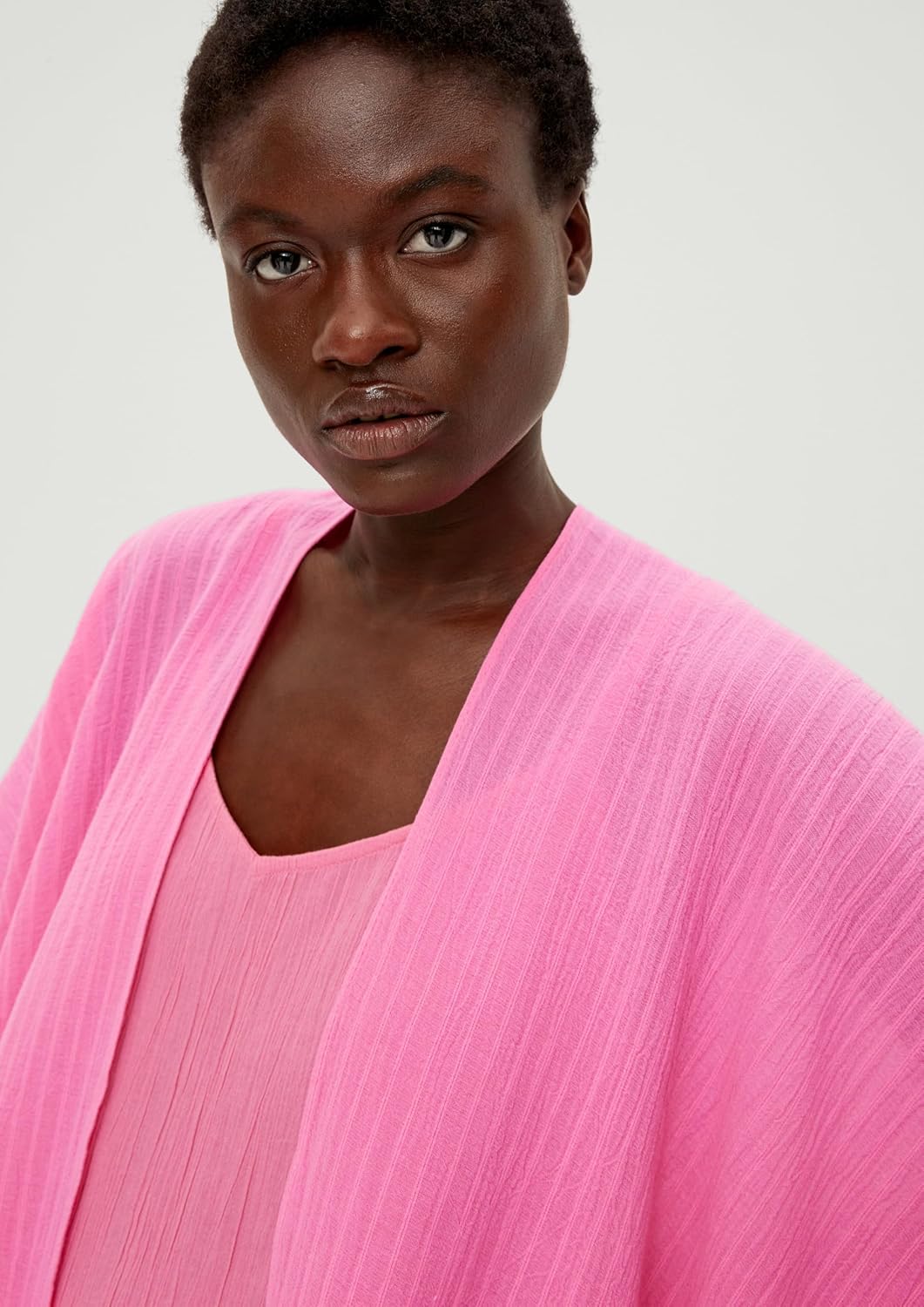 s.Oliver Damen Poncho 1 Pink 4426, 1 Pink 4426