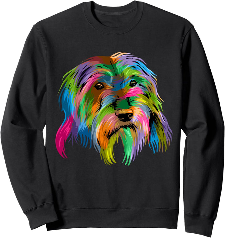 Rauhaardackel Dackel Hund Hunderasse Geschenk Damen Herren Sweatshirt
