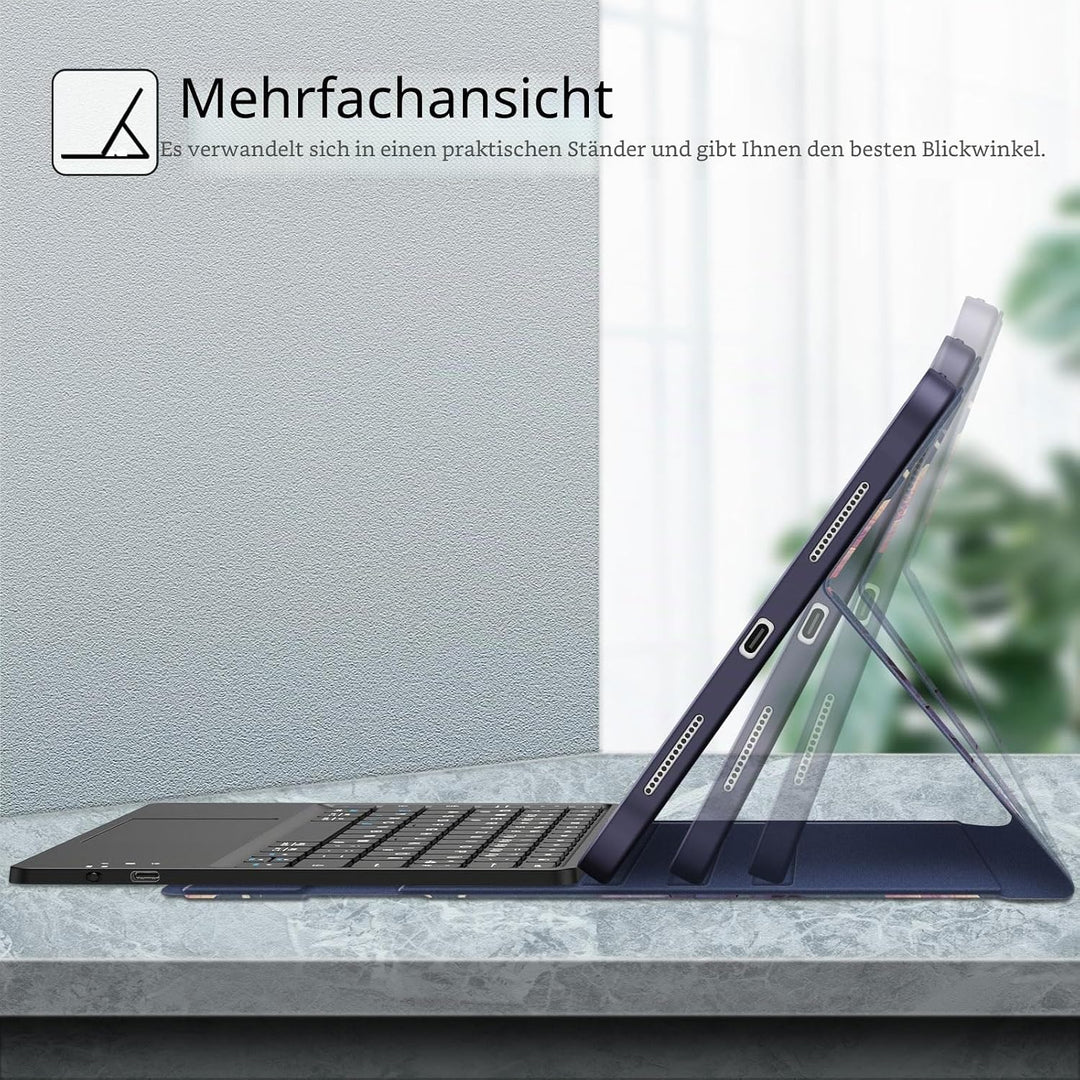 Fintie Tastatur Hülle für iPad 10. Generation 2022, iPad 10 Generation Hülle mit magnetisch Abnehmba