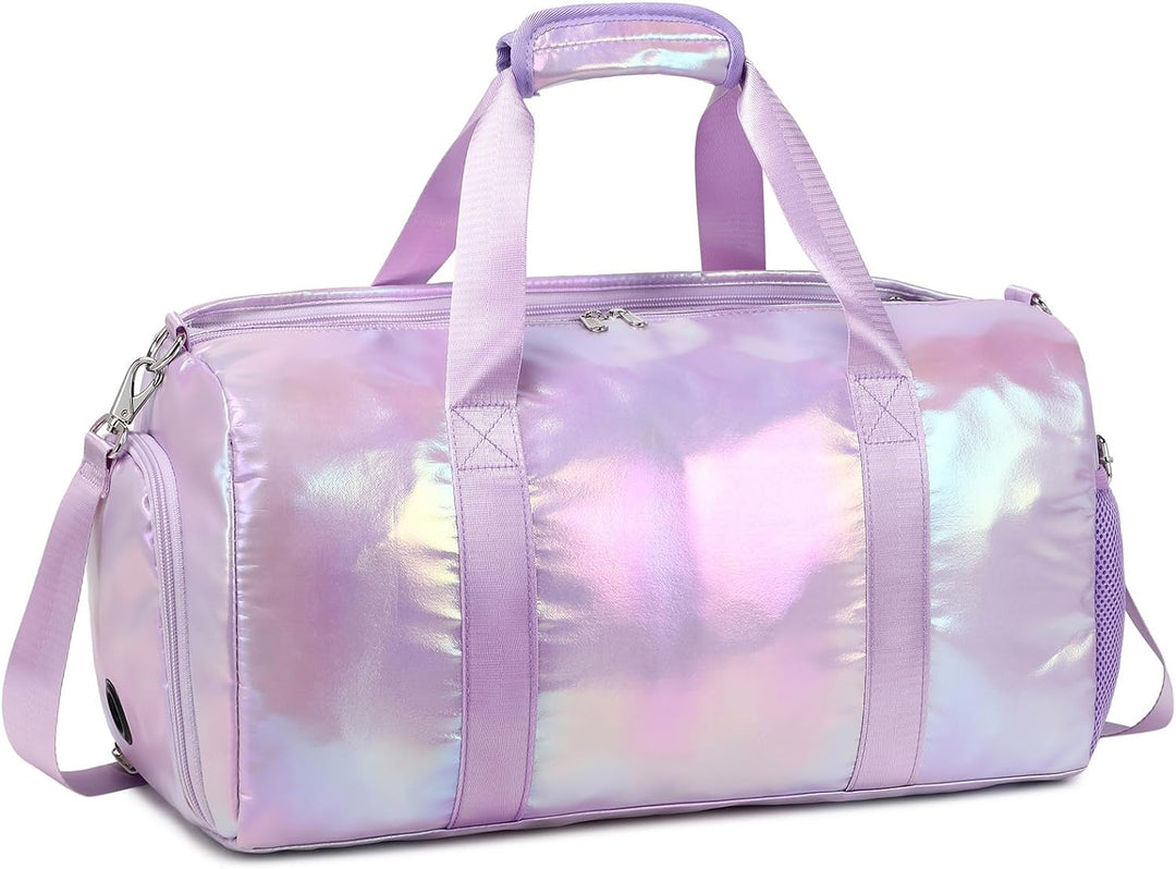 Sporttasche Teenager Mädchen Multifunktion Reisetaschen Trainingstasche Tanztasche Gymnastiktasche M