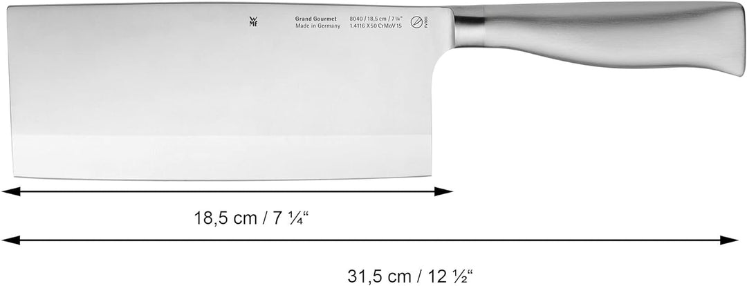 WMF Grand Gourmet Chinesisches Kochmesser 31,5 cm, Made in Germany, Messer geschmiedet, Performance