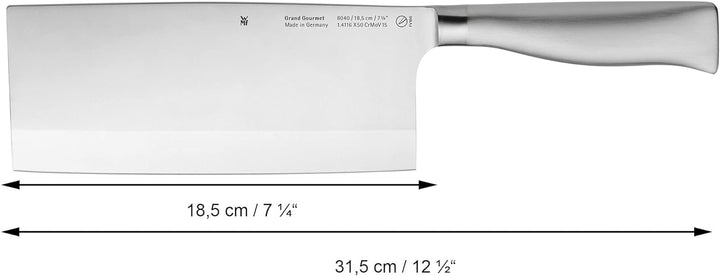 WMF Grand Gourmet Chinesisches Kochmesser 31,5 cm, Made in Germany, Messer geschmiedet, Performance