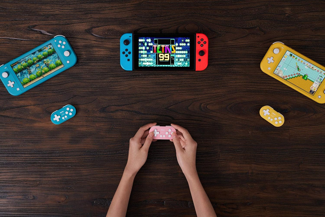 8Bitdo Zero 2 Bluetooth Gamepad For Switchpcmacosandroid (Pink Edition) [ Standard, Standard
