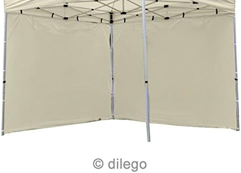 Nexos 2 hochwertige Seitenteile Seitenwände Seitenplanen ohne Fenster für PROFI Falt-Pavillon Partyz
