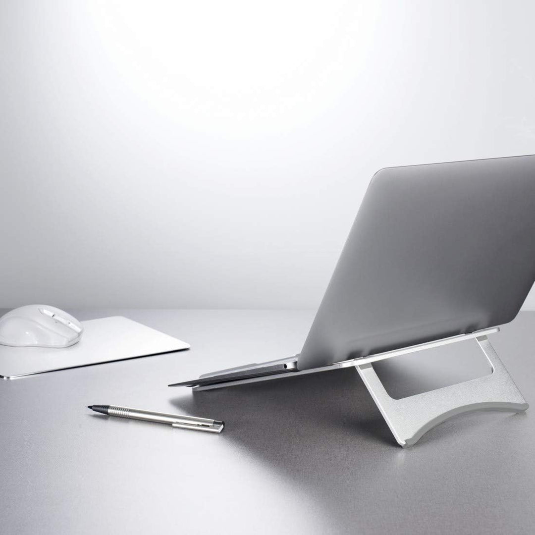 Hama Laptop-Ständer Notebook-Ständer aus Aluminium (Laptophalter für Geräte bis max. 40 cm (15,6 Zol