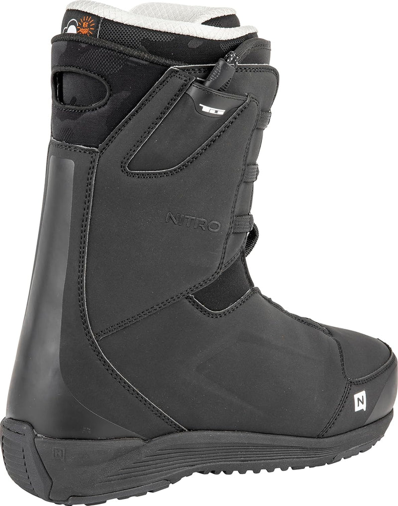 Nitro Herren Anthem TLS All Mountain Freeride Freestyle Schnellschnürsystem Boot Snowboardboot, Blac