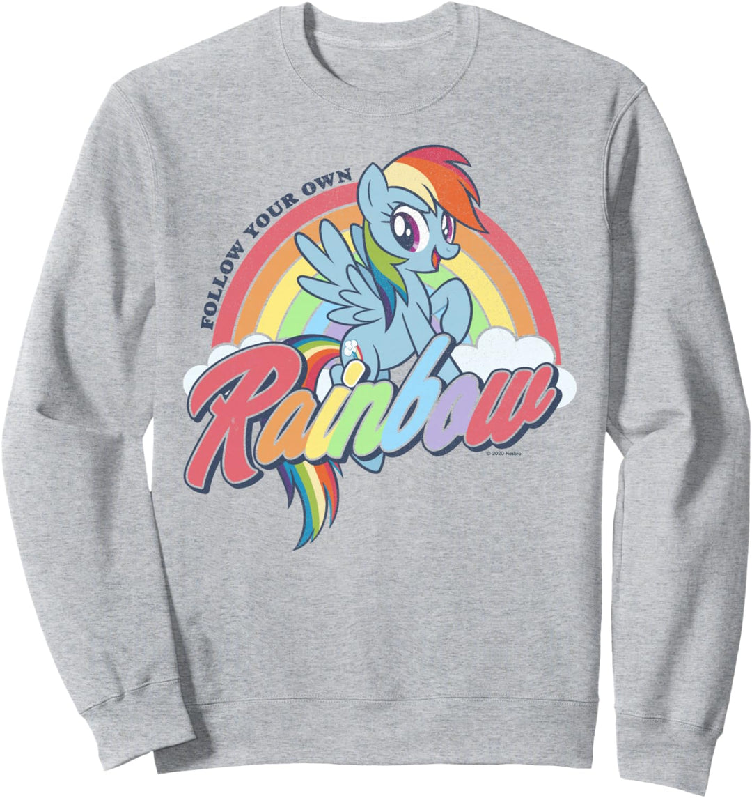 My Little Pony Rainbow Dash Follow Your Own Rainbow Sweatshirt
