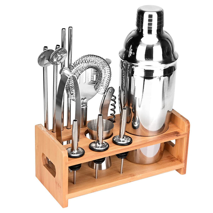 Lychee Professionelles Edelstahl Cocktailshaker(12-TLG)/Premium Cocktail Shaker Set/Cocktailshaker/P