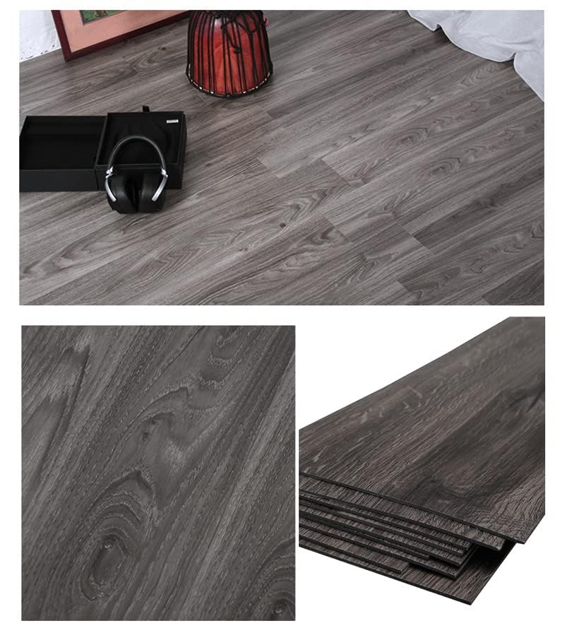 INMOZATA 5,01m² PVC Bodenbelag Selbstklebend Holzoptik Vinylboden Selbstklebend Rutschfeste Wasserfe