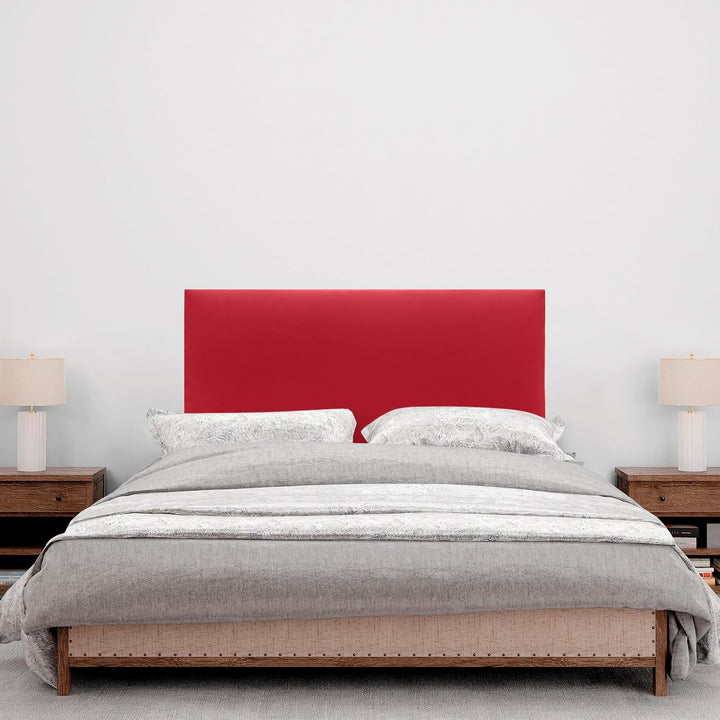 DHOME Kopfteil aus Kunstleder oder Stoff AQUALINE Glattes gepolstertes Kopfteil Luxusbett Kopfteil (