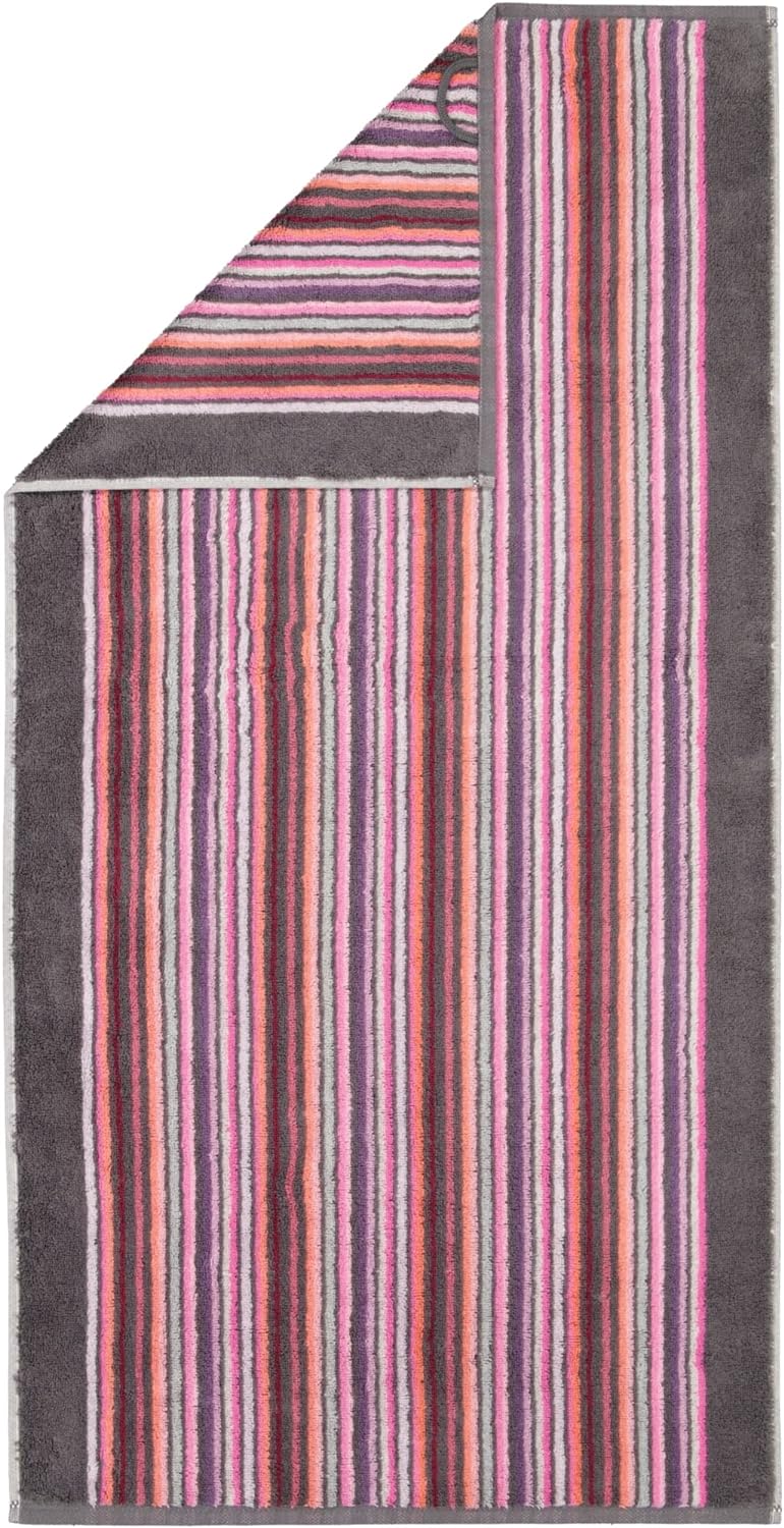 CAWÖ Home Handtücher Remake Streifen 2020 Beere-Multicolor - 17 Duschtuch 70x140 cm, Duschtuch 70x14