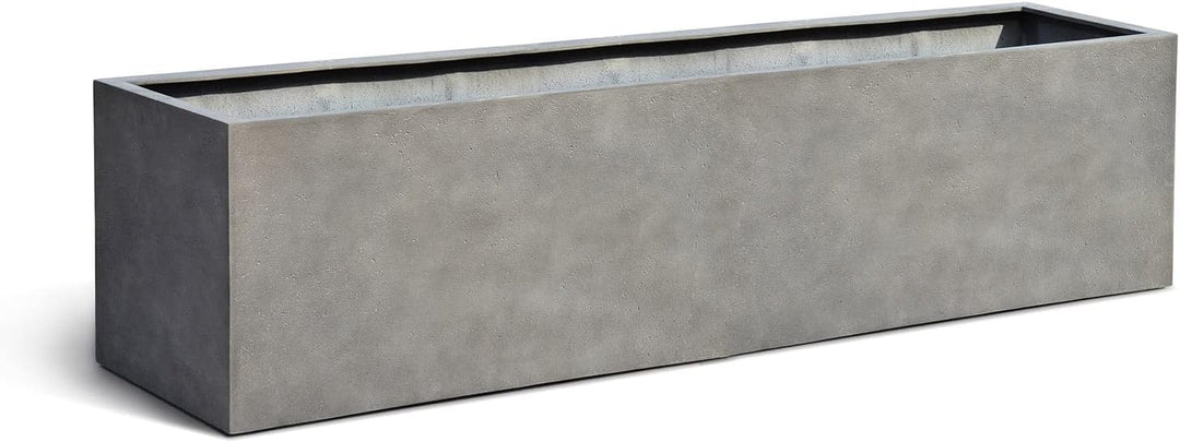 ESCHBACH® Pflanzkübel Box 80 II Beton Grau Rechteckig * 80 x 20 x 20 cm * 10 Jahre Garantie 80x20x20