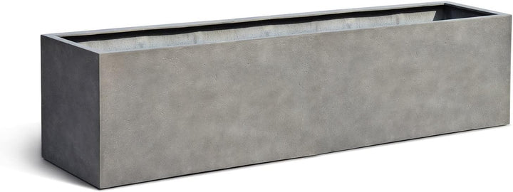 ESCHBACH® Pflanzkübel Box 80 II Beton Grau Rechteckig * 80 x 20 x 20 cm * 10 Jahre Garantie 80x20x20