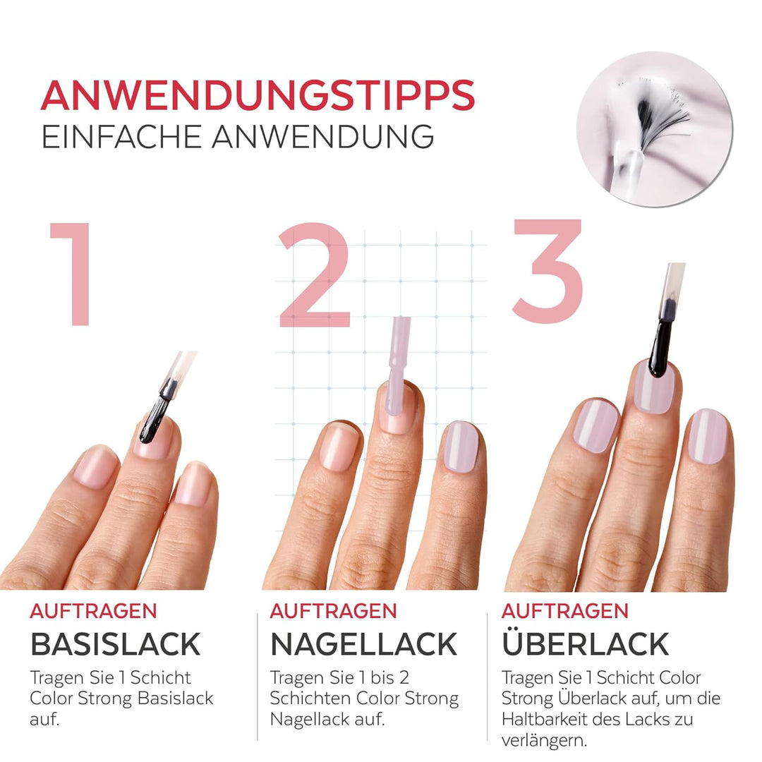 Nagelhärter Lack mit Biotin, Silizium und Keratin - Stärkt und repariert beschädigte, geschwächte, b