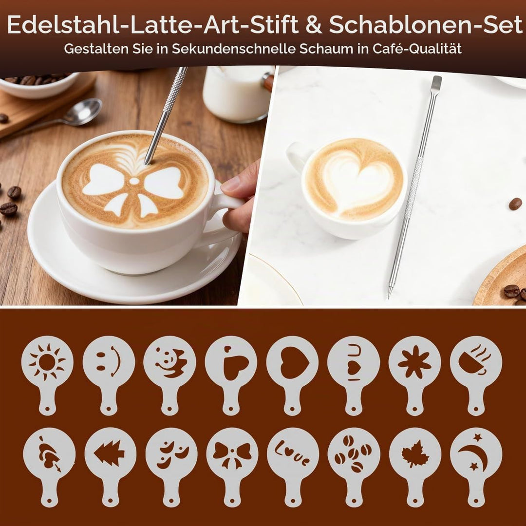 54mm Espresso Tamper Set mit Tamperstation für Barista Kaffee Tamper Station Barista Zubehör Univers