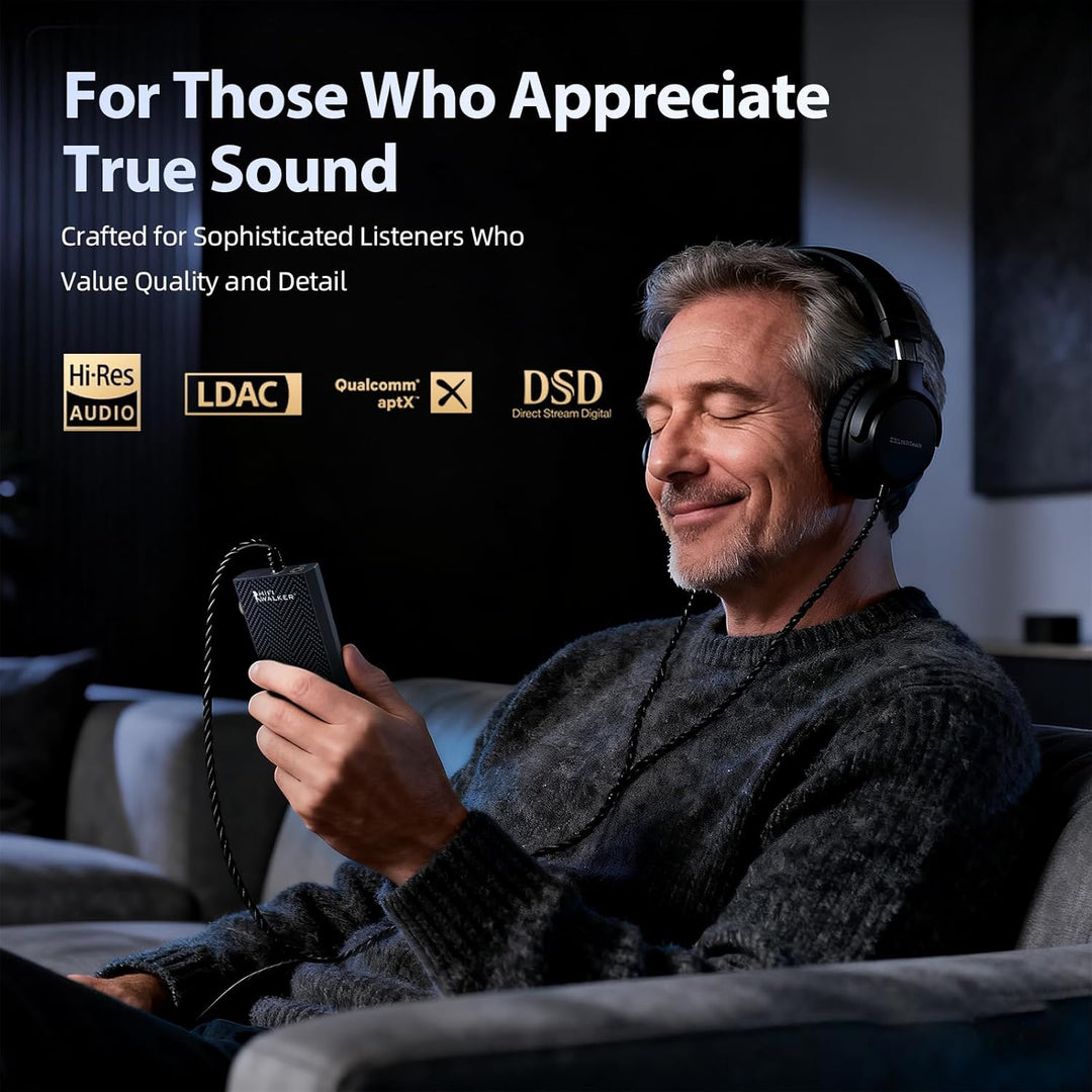 HIFI WALKER H20 Ultra HiFi MP3 Player mit Bluetooth 5.1, ES9038Q2M DAC, 32bit/192kHz, DSD, 4-Zoll-To