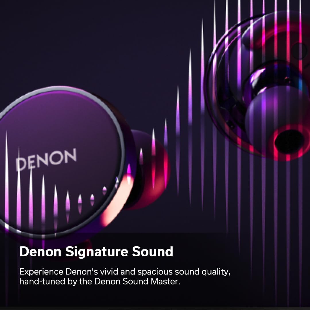 Denon PerL True Wireless-Kopfhörer, personalisiertes Klangprofil mit Masimo Adaptive Acoustic Techno