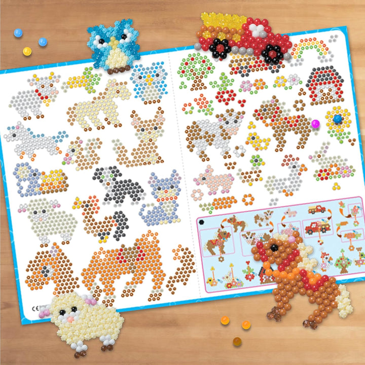 Aquabeads 31838 Mega Bastelbox Bauernhof - Bastelset Single, Single