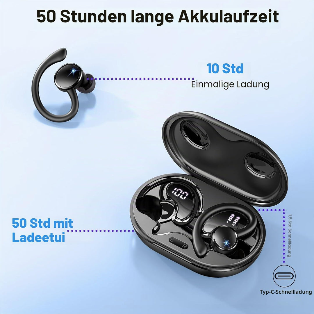 2026 Kopfhörer Kabellos Bluetooth 5.4, Bluetooth Kopfhörer, 50 Std Spielzeit, 4 ENC Noise Cancelling