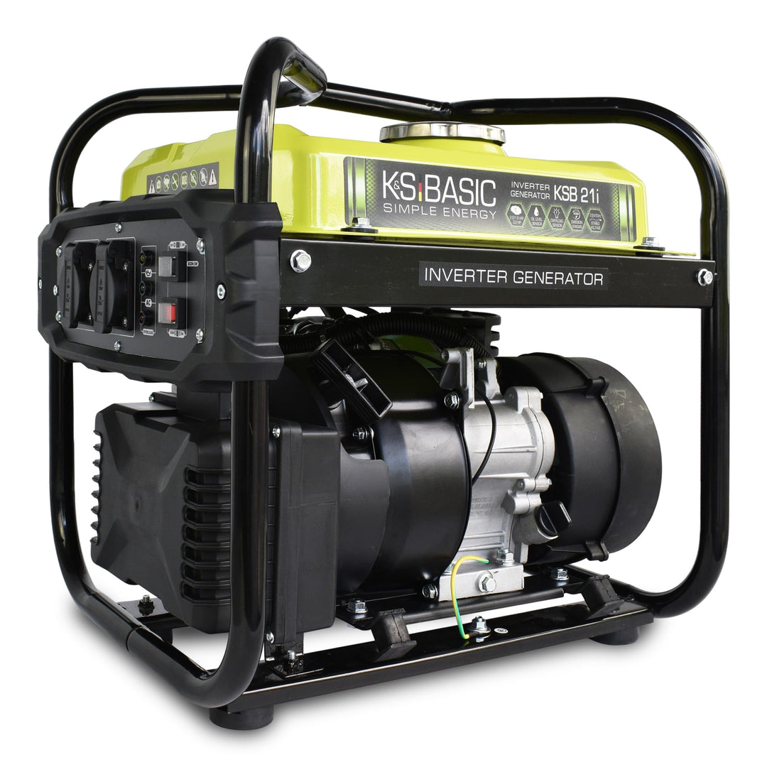 K&S Basic KSB 21i - 4 takt benzin stromgenerator, invertergenerator 2,9 PS mit Automatischer Spannun