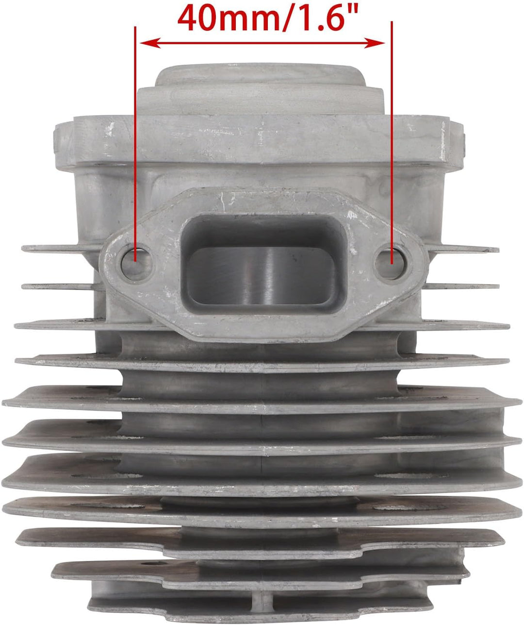 WOOSTAR 40mm Grosse Bohrung Zylinder Ersatz für 2 Takt 43ccm 47ccm 49ccm Motor Mini ATV 4 Wheeler Qu