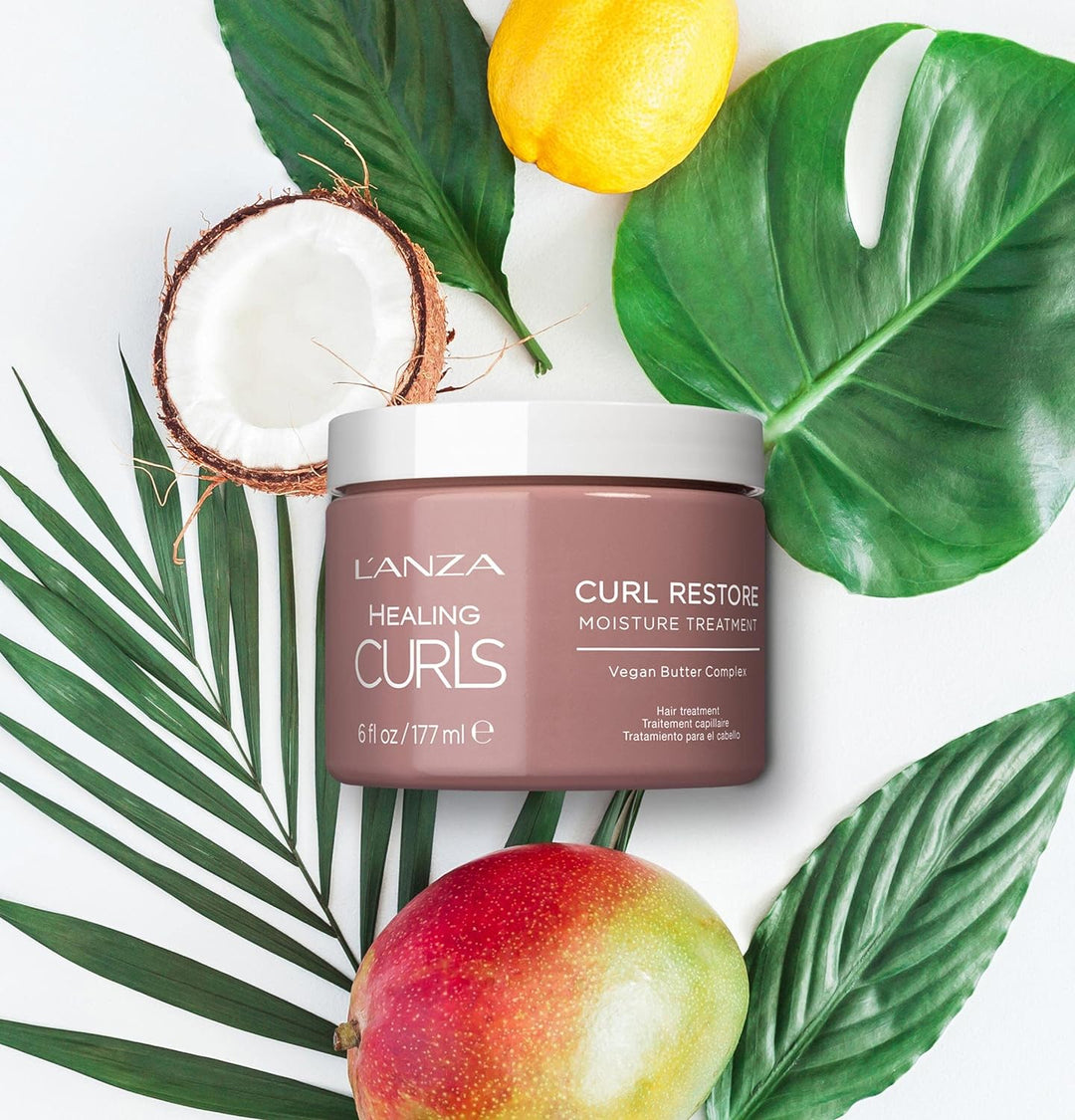 L'ANZA Feuchtigkeitsspendende Lockenkur - Leave-in Creme für mehr Feuchtigkeit, bändigt krauses Haar