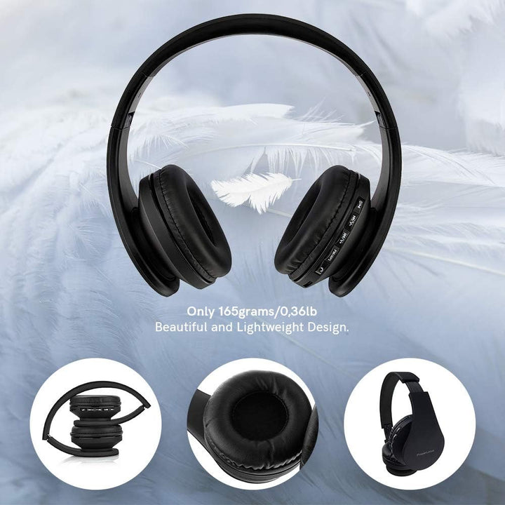 PowerLocus P1 Bluetooth Kopfhörer Kabellos, Wireless 5.0 Bluetooth Kopfhörer Over-Ear, Over Ear Kopf