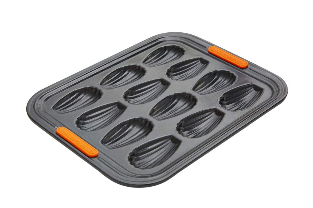 Le Creuset Antihaft Madeleine-Form, Für 12 Stück, Sauerteigbeständig, Aus Karbonstahl gefertigt, Ant