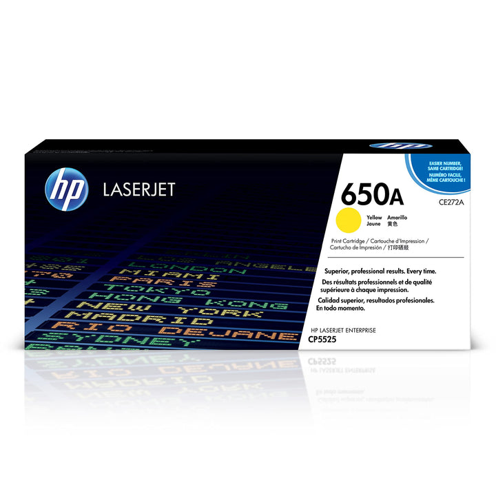 HP CE272A 650A Gelb Original LaserJet Tonerkartusche, Gelb