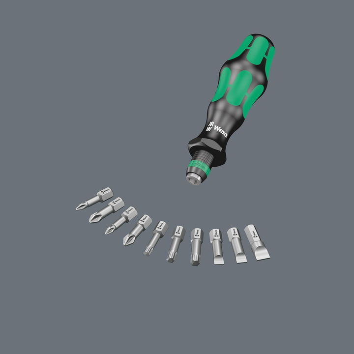 Wera Bit-Sortiment, Kraftform Kompakt 12, 10-teilig, 05135942001